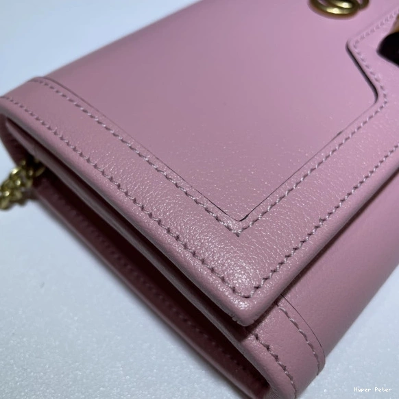Hyper Peter chain wallet with Gucci Diana bamboo 0709